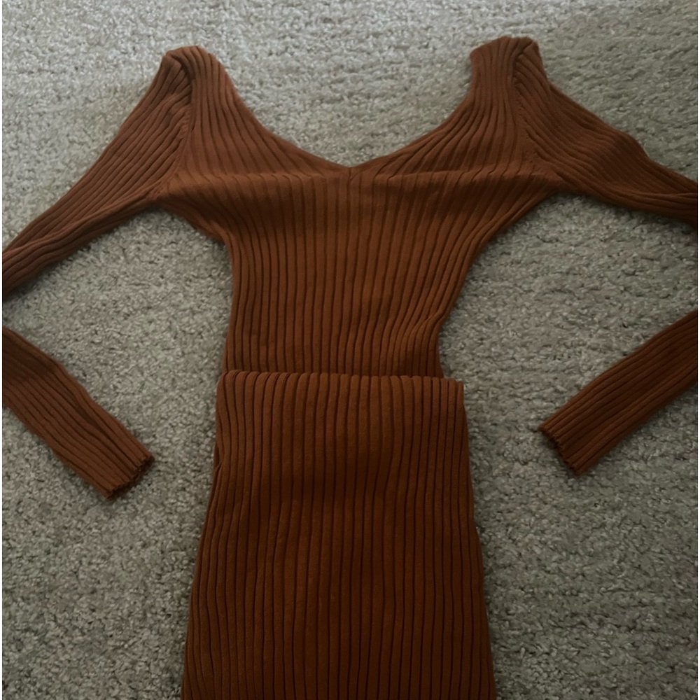 Long sleeve long dress